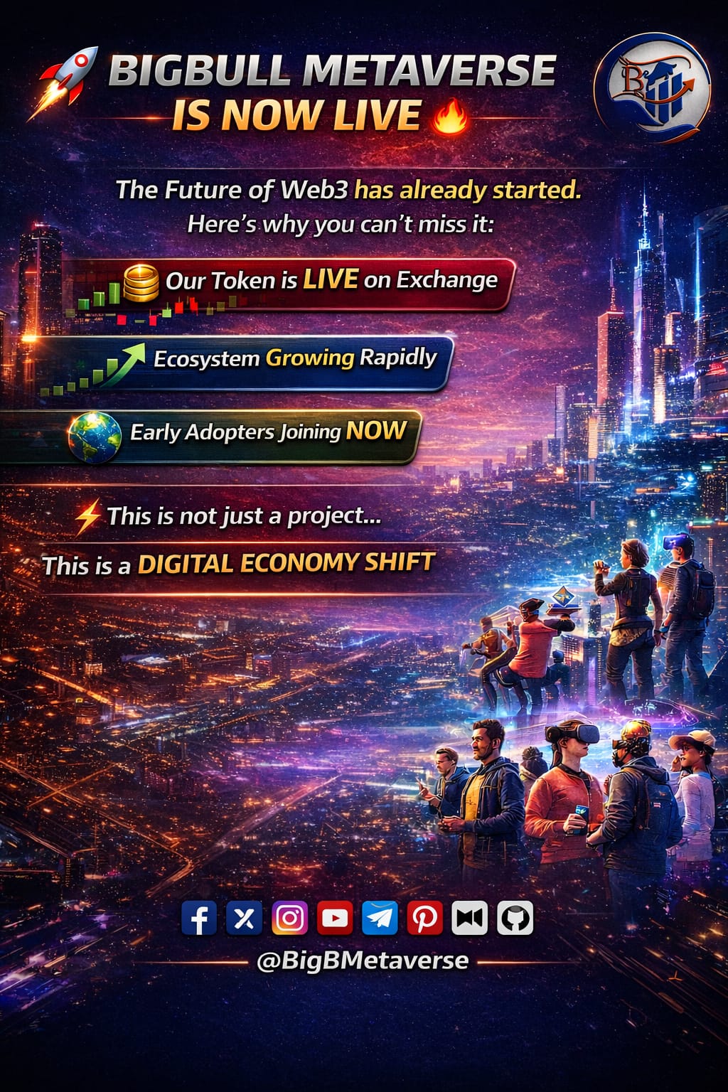 ๐๐ฅ BIGBULL METAVERSE IS NOW LIVE! ๐